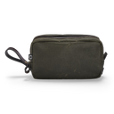 Light Waxed Wash Bag, grøn