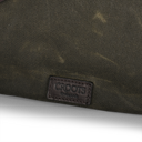 Light Waxed Duffle Holdall, olivengrøn