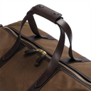 Light Waxed Duffle Holdall, brun