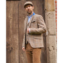 London tweed blazer, Harris Tweed, sand sildebensmønster 629