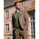 London tweed blazer, Harris Tweed, evergreen sildebensmønster 670