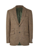 London tweed blazer, Harris Tweed, country herringbone, farve 624