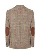 London tweed blazer, Harris Tweed, sand sildebensmønster 629