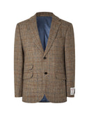 London tweed blazer, Harris Tweed, walnut check 668