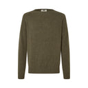 Orton Jumper rundhalset sweater, Loden Green, Geelong lammeuld