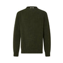 Donegal Jumper rundhalset sweater, Harris Green, Glenugie Nep lammeuld