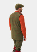 Combrook Mens Tweed Shooting Waistcoat, reed