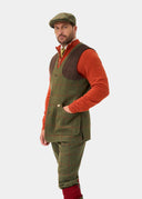 Combrook Mens Tweed Shooting Waistcoat, reed