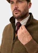 Rutland Mens Tweed Shooting Waistcoat, birch