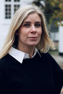 Orton Jumper rundhalset sweater, Nero Navy, Geelong lammeuld
