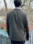 London tweed blazer, Harris Tweed, multi houndstooth 671