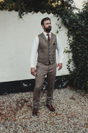 Miller tweed bukser, Harris Tweed, country herringbone, farve 624