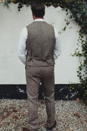 Miller tweed bukser, Harris Tweed, country herringbone, farve 624