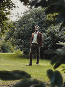 London tweed blazer, Harris Tweed, rust brun 580