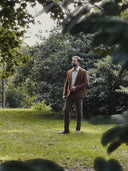 London tweed blazer, Harris Tweed, rust brun 580