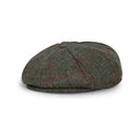 Millstone Tweed Bakerboy hat, army grøn