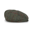 Millstone Tweed Bakerboy hat, army grøn