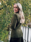 Mayland ladies hacking jacket, derby tweed, mørk grøn