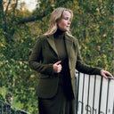 Mayland ladies hacking jacket, derby tweed, mørk grøn