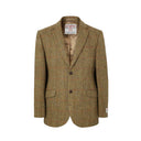 Patrick blazer, mustard herringbone, Harris Tweed
