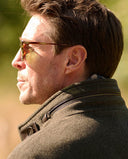 Paul frakke, uld-cashmere mix, oliven