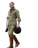 Franken & Cie Safari jakke, twill, herre