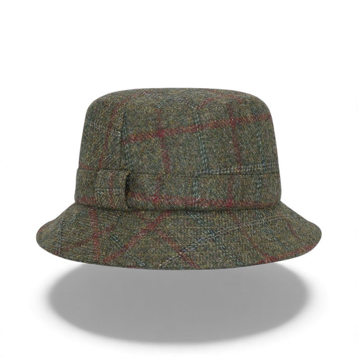 Moorside tweed bøllehat, army grøn