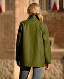 Queensberg ladies summer oilskin jacket, lemongras grøn