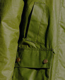 Queensberg ladies summer oilskin jacket, lemongras grøn