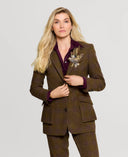 Sandringham Tweed Country Jacket, chestnut & mulberry check