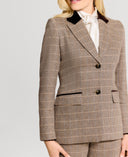 Kensington Tweed Jacket, Sage and Chocolate Check