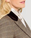 Kensington Tweed Jacket, Sage and Chocolate Check
