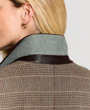 Kensington Tweed Jacket, Sage and Chocolate Check