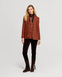 Barnsley Merino Wool Jacket, amber burnt orange