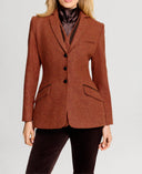 Barnsley Merino Wool Jacket, amber burnt orange