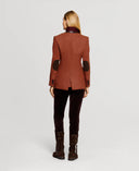 Barnsley Merino Wool Jacket, amber burnt orange