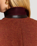 Barnsley Merino Wool Jacket, amber burnt orange
