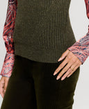 Kinalba Crew Neck Tank vest, loden grøn