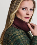 Lansdowne Check Short Pea Coat, creen ochre check