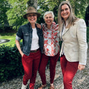 Claire Ladies Linen Blazer, hør, naturhvid