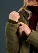 Rutland Ladies Tweed Field Coat, hemp