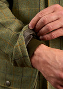 Rutland Waterproof Tweed Coat, dark moss