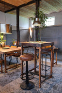 Calcutta vintage højt klapbord i træ