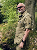 Franken & Cie Safari jakke, twill, herre