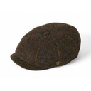 Carloway grøn Harris Tweed bakerboy hat