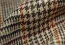 Emilia Tweed Coat dame, Harris Tweed, Prince of Wales tern