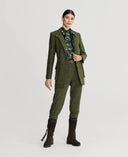 Blenheim Tweed Country Jacket, moss green check
