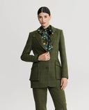 Blenheim Tweed Country Jacket, moss green check