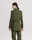 Blenheim Tweed Country Jacket, moss green check
