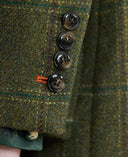 Blenheim Tweed Country Jacket, moss green check